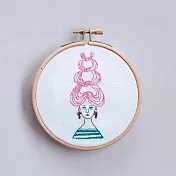 【日本MIYUKI FACTORY】nuie 手縫免畫 美髮女子圖鑑 刺繡材料包 ‧ NEJI