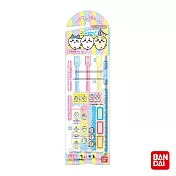 日本BANDAI-吉伊卡哇牙刷3入(附有握把貼紙、名字保護貼紙)