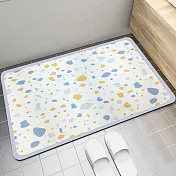 【EZlife】廚衛硅藻土吸水腳踏墊(40x60cm) D款