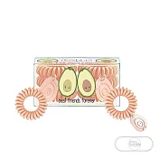 德國【invisibobble】經典魔髮圈-超級閨蜜 (附酪梨吊墜 x2 ) 限定版 6入