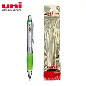 (送限量贈品)UNI 阿發自動搖搖筆0.5   黃綠