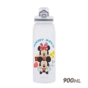 【HOUSUXI舒希】迪士尼米奇米妮系列-Tritan彈蓋水瓶900ml-A1