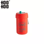 【HOLOHOLO】TONTON PRO 316不鏽鋼吸管保溫杯(380ml/4色) 西瓜紅