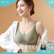 【KISSDIAMOND】無痕減壓高穩定無鋼圈內衣(KDW-8393) 2XL 魅茶綠