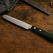 【日本青芳製作所】職人木柄 不鏽鋼刀子23cm ‧ 綠