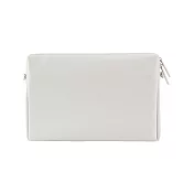 【MUJI 無印良品】自由組合收納包/長方形.薄型/灰