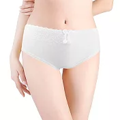 【K’s凱恩絲】浪漫迷人日系毛球蝴蝶結棉柔內褲 M 白色