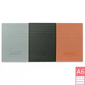 【DATA MATE A6便條本 】可撕式便條本 RF-181T A6尺寸 混色(三本入)-橫格