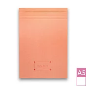 【DATA MATE A5便條本 】可撕式便條本 RF-193T A5尺寸-空白 桔色