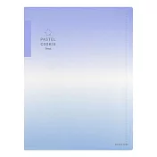 KOKUYO Pastel Cookie Sora收納資料夾40枚- 紫藍