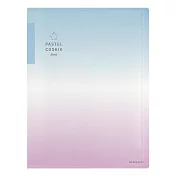 KOKUYO Pastel Cookie Sora收納資料夾40枚- 藍粉