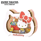 【日本正版授權】紙劇場 三麗鷗 紙雕模型/紙模型/立體模型 凱蒂貓/雙子星 PAPER THEATER - 凱蒂貓