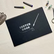 【conifer 綠的事務】8K仙蹤特調系列繪圖本  黑色精靈