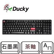 【Ducky】One 3 Phantom Black100% 石墨黑 PBT二色 機械式鍵盤 茶軸