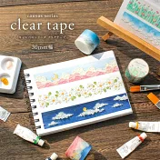 MINDWAVE canvas series clear tape油畫風透明膠帶  花田