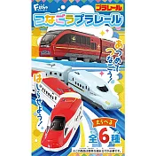 【日本正版授權】全套6款 日本列車精選10 盒玩 模型 PLARAIL小火車/新幹線列車精選/組合新幹線 F-toys