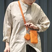 【MUJI 無印良品】自由組合背帶/橘