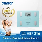 OMRON 歐姆龍體重體脂計HBF-216(三色可選) 藍色