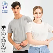 【KISSDIAMOND】臺灣認證涼感速乾上衣(KDT-8803) M 女/象牙白
