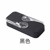 【E.dot】便攜自動彈出牙線收納盒 黑色