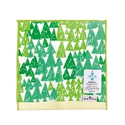 【日本丸真】Polku 芬蘭設計創意口袋小方巾 森林 森林