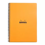 【Rhodia|Classic】圈裝筆記本 _A4+_22.5x29.7cm _橫線帶框_ 80g_ 80張_ 橘色