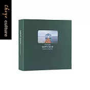 珠友 6K3孔加大相本(3x5)/可收納180枚3x5相片/活頁相簿/透明盒裝相冊/成長紀念/回憶珍藏 01松綠