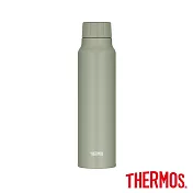 【THERMOS 膳魔師】不鏽鋼氣泡保冷隨身瓶770ml (FJK-750-KKI) 清新綠