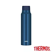 【THERMOS 膳魔師】不鏽鋼氣泡保冷隨身瓶770ml (FJK-750-NVY) 知性藍