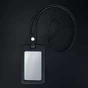 【ABEL】舒展 超Q彈矽膠證件套繩組 黑色