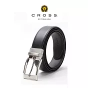 【CROSS】台灣總經銷 限量2折 頂級小牛皮男用皮帶 全新專櫃展示品 (洛非諾系列 可雙面替換用)