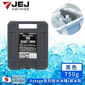 【日本JEJ】日本製Astage系列保冰冰磚/保冰劑750g -黑色