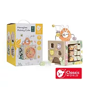 【德國 classic world 客來喜經典木玩】花園蜜蜂六面撥珠《20192》