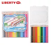 利百代 蔬菜六角桿水性漆色鉛筆 PP盒24色