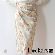 【Lockers 木櫃】夏季氣質鬱金香半身裙 L112071805 M 印花色M