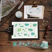 【avocado mori 森酪梨】 薄荷糖田野 Mints field | 霧面PET膠帶