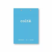 colte 上掀式筆記本 A5 100P (148x210mm)空白 藍色