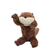 【KING JIM】Pouzoo絨毛動物多功能筆袋 水獺 (PZ2029)