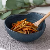 【日本Minoru】Meguru職人匠釉 陶瓷餐碗240ml ‧ 紺鼠藍