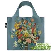 LOQI 春捲包│梵谷 花束藍 (無扣帶、無暗袋)