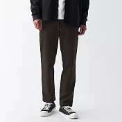【MUJI 無印良品】男有機棉混彈性綾織合身褲73 煙燻棕