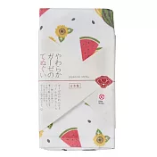 【日纖商工】日本大阪泉州 極纖細 紗布純綿擦拭巾 ‧ 西瓜