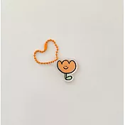 Second Morning Greenery 鑰匙圈 橘色鬱金香