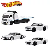 【正版授權】風火輪 PREMIUM 日產運輸車 收藏4入組 玩具車/運輸車 Skyline系列車款