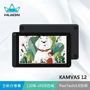 HUION繪王 KAMVAS 12 繪圖螢幕 宇宙黑