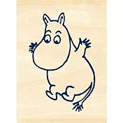 【日本BEVERLY】紙膠帶好夥伴 木製印章 ‧ Moomin/姆明跳