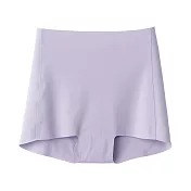 【MUJI 無印良品】女莫代爾無痕平口內褲 XL 紫色