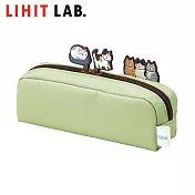 LIHIT LAB.貓貓筆袋 蘋果綠