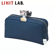 LIHIT LAB. 貓貓筆袋-L 靛藍色
