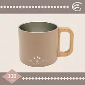 ADISI 不鏽鋼木柄保溫杯 AS23070 (300ml) / 城市綠洲 (杯子 杯具 不鏽鋼杯) 咖啡歐蕾